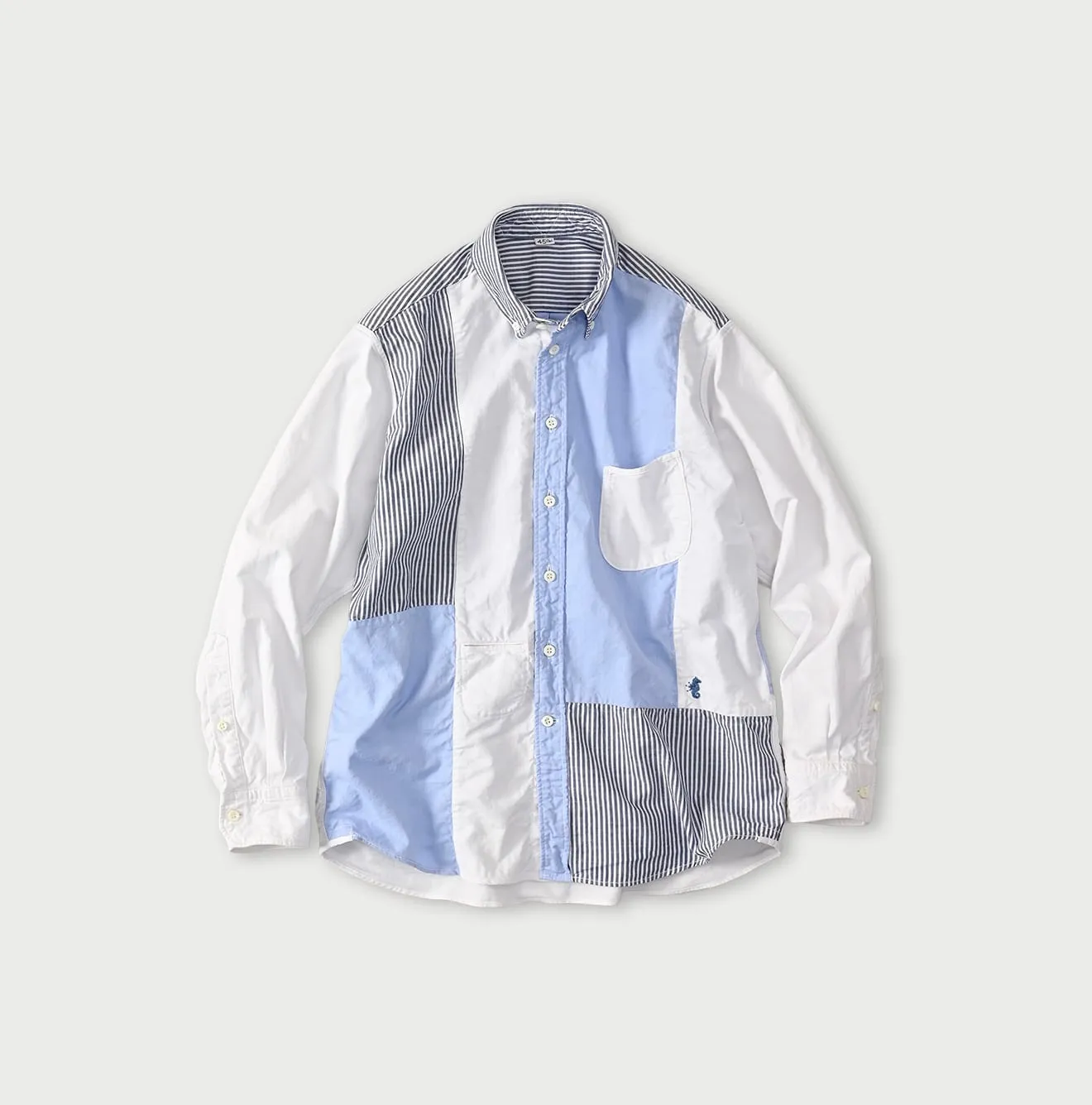 Supima Oxford 908 Happy Ocean Sail Shirt sold by 45r