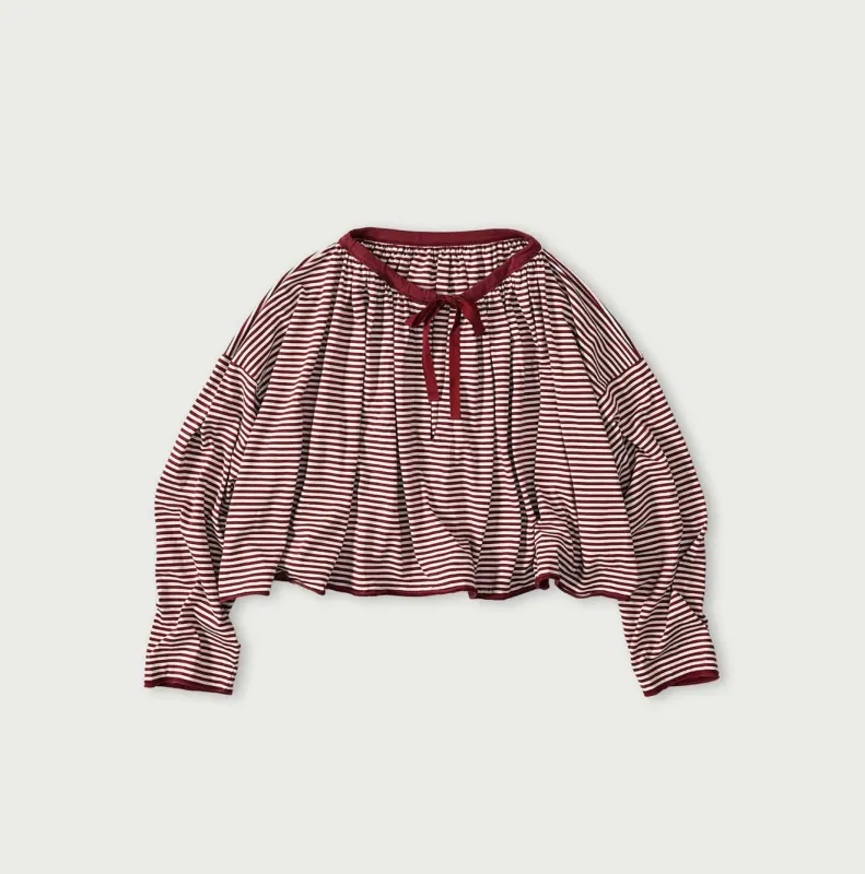 Supima Tenjiku Gathered Blouse made by 45r