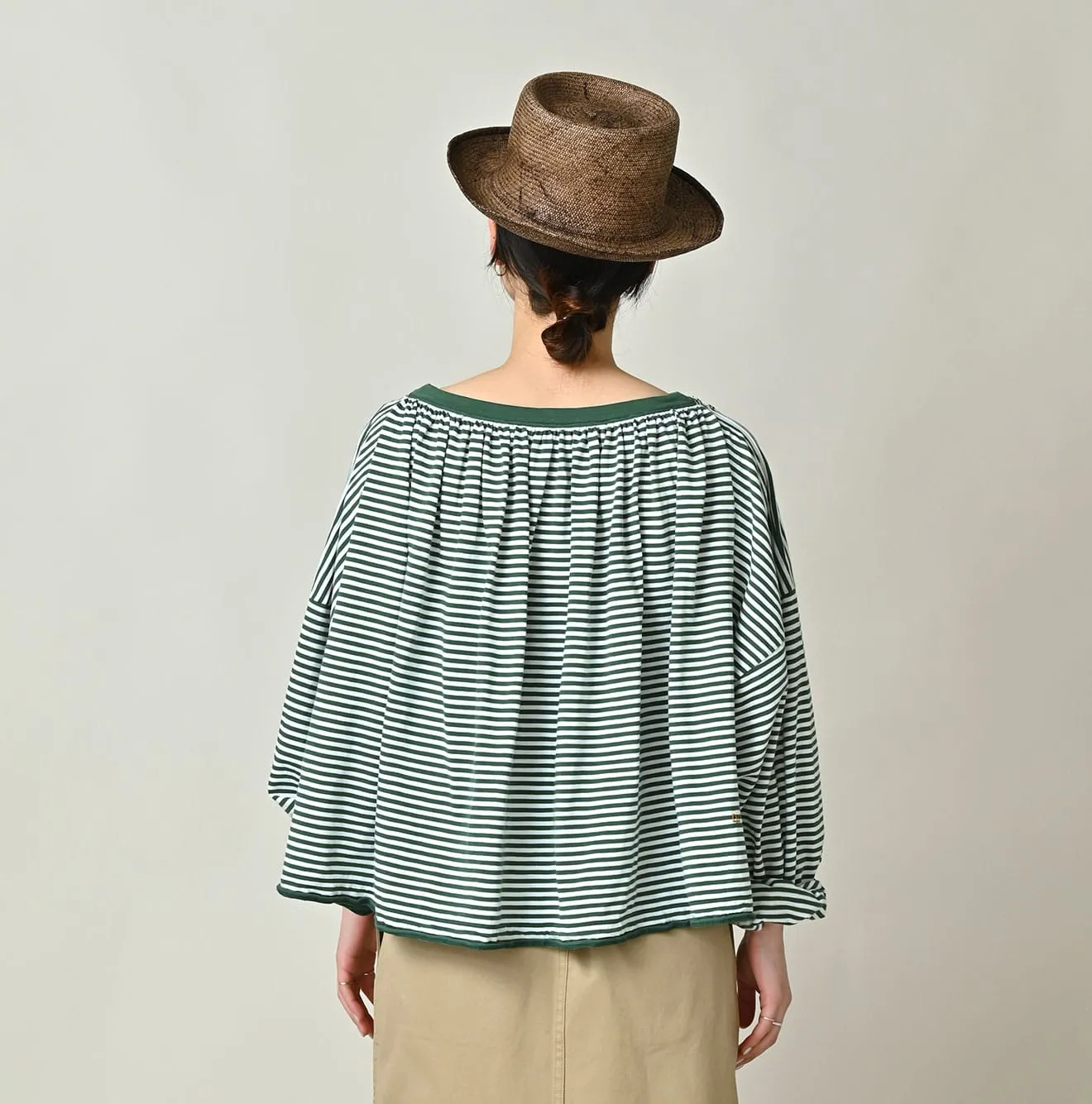 Supima Tenjiku Gathered Blouse sold by 45r product image thumbnail 5