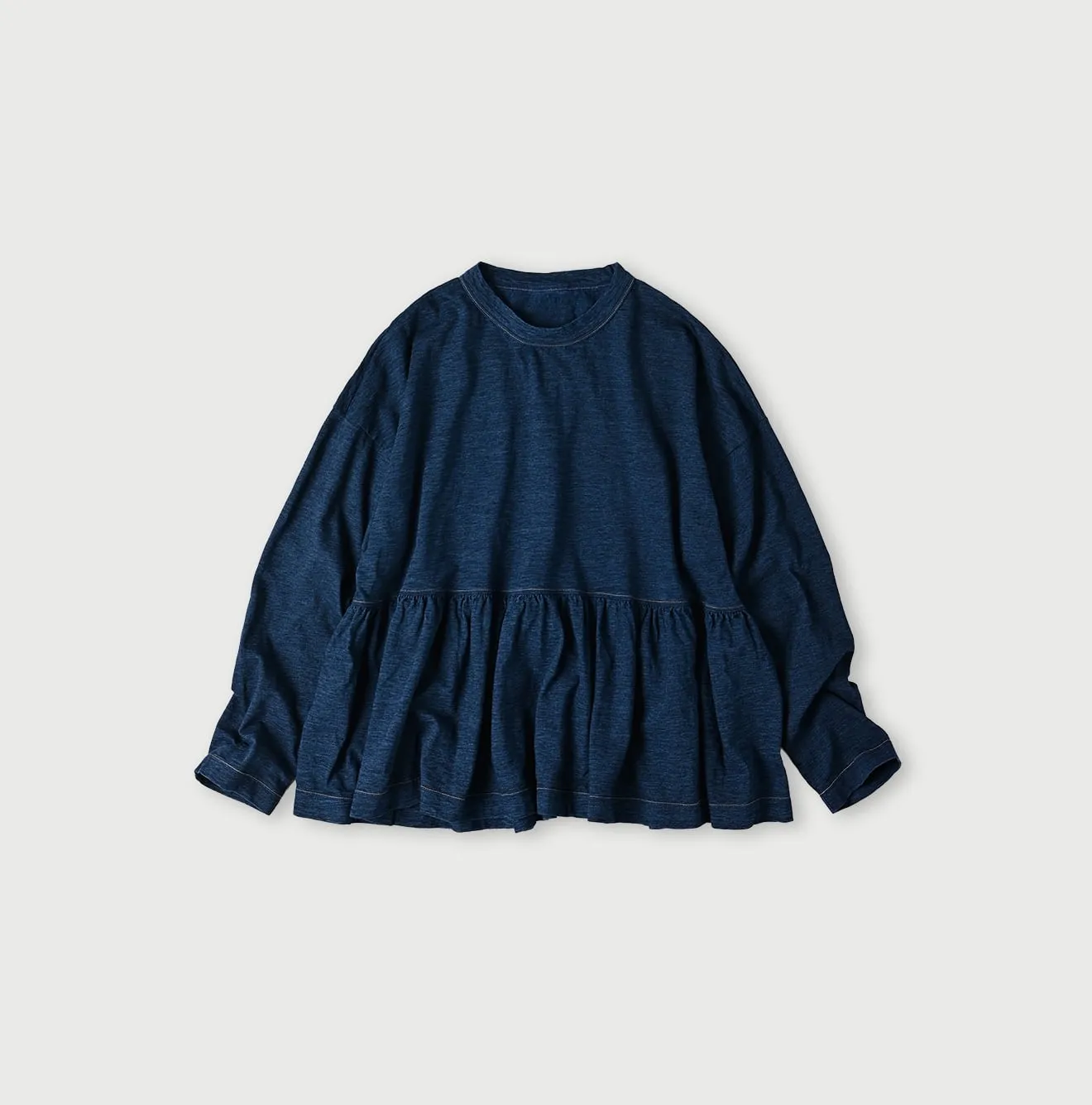 Indigo Tenjiku Frilled T-shirt sold by 45r