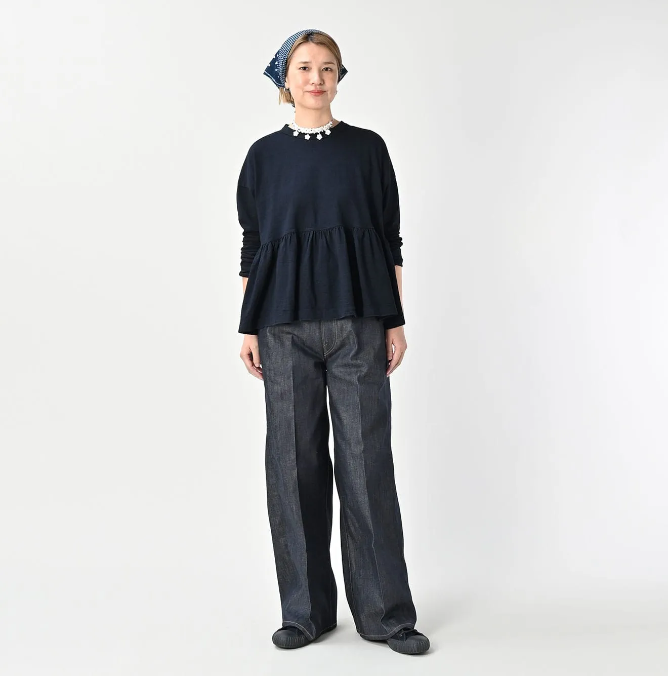 Indigo Tenjiku Frilled T-shirt sold by 45r product image thumbnail 2
