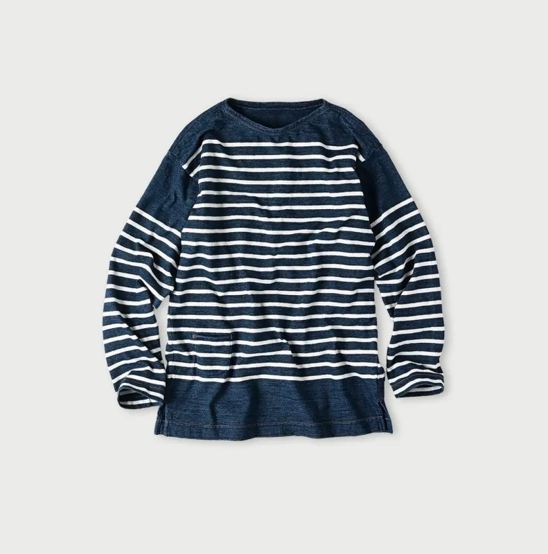 Indigo Basque 908 T-shirt (Size 2) made by 45r