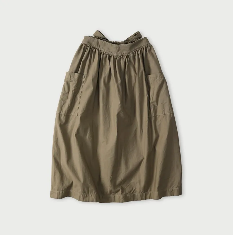 Back Sateen Apron Skirt made by 45r