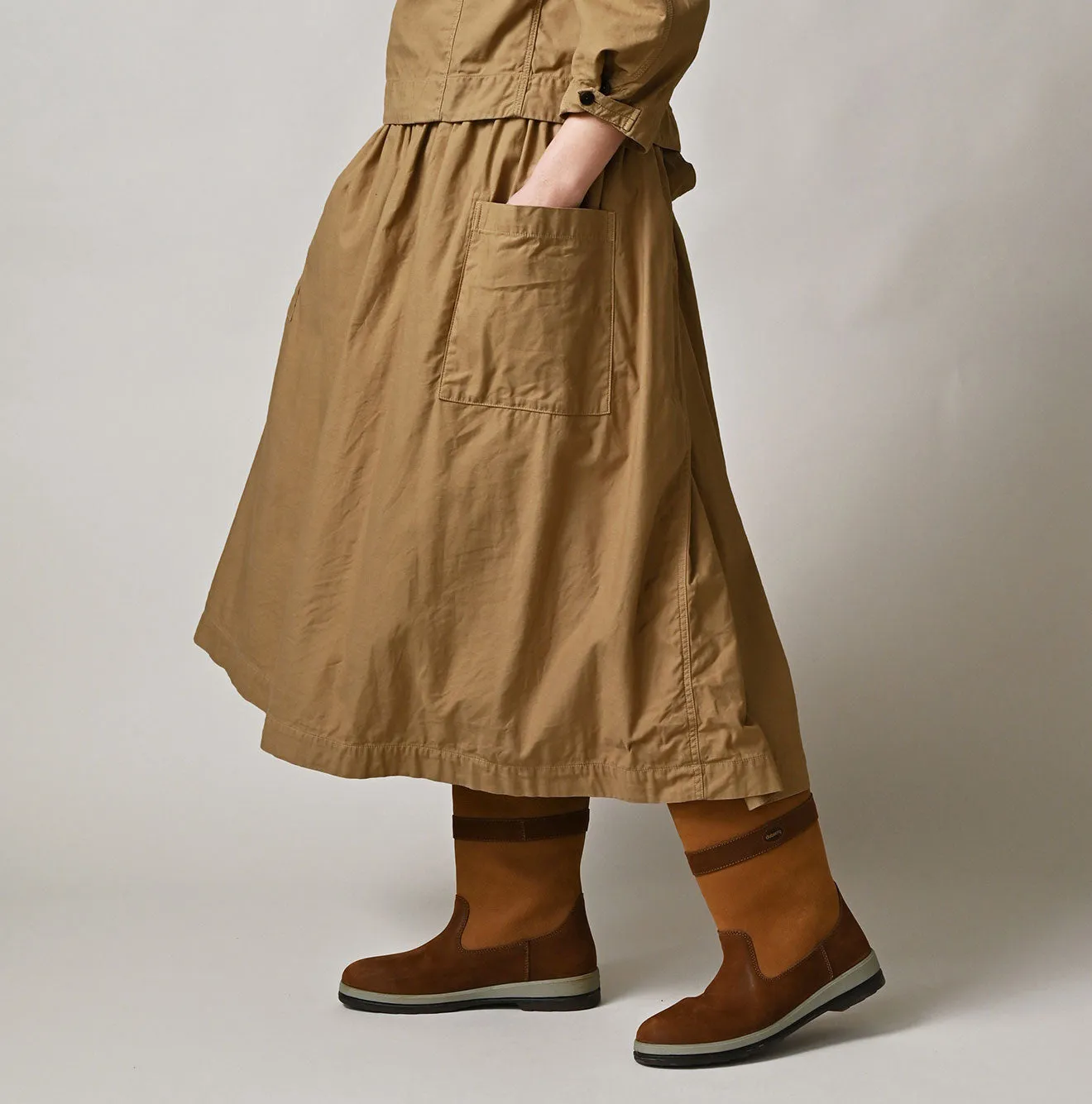 Back Sateen Apron Skirt sold by 45r product image thumbnail 4