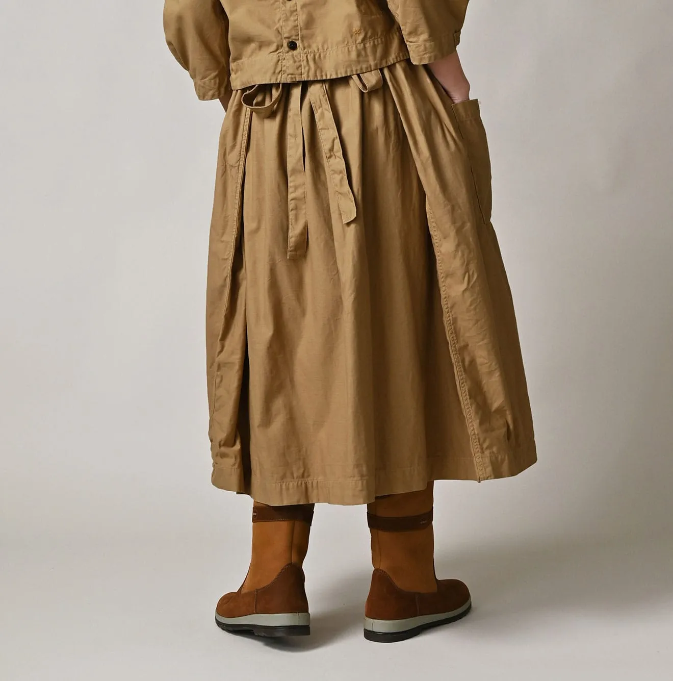 Back Sateen Apron Skirt sold by 45r product image thumbnail 5