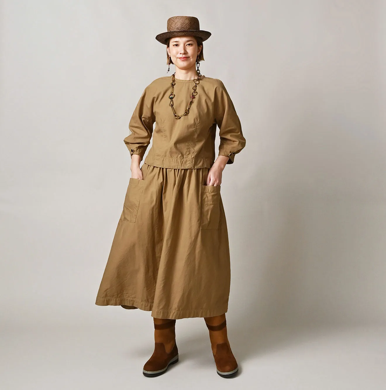 Back Sateen Apron Skirt sold by 45r product image thumbnail 2