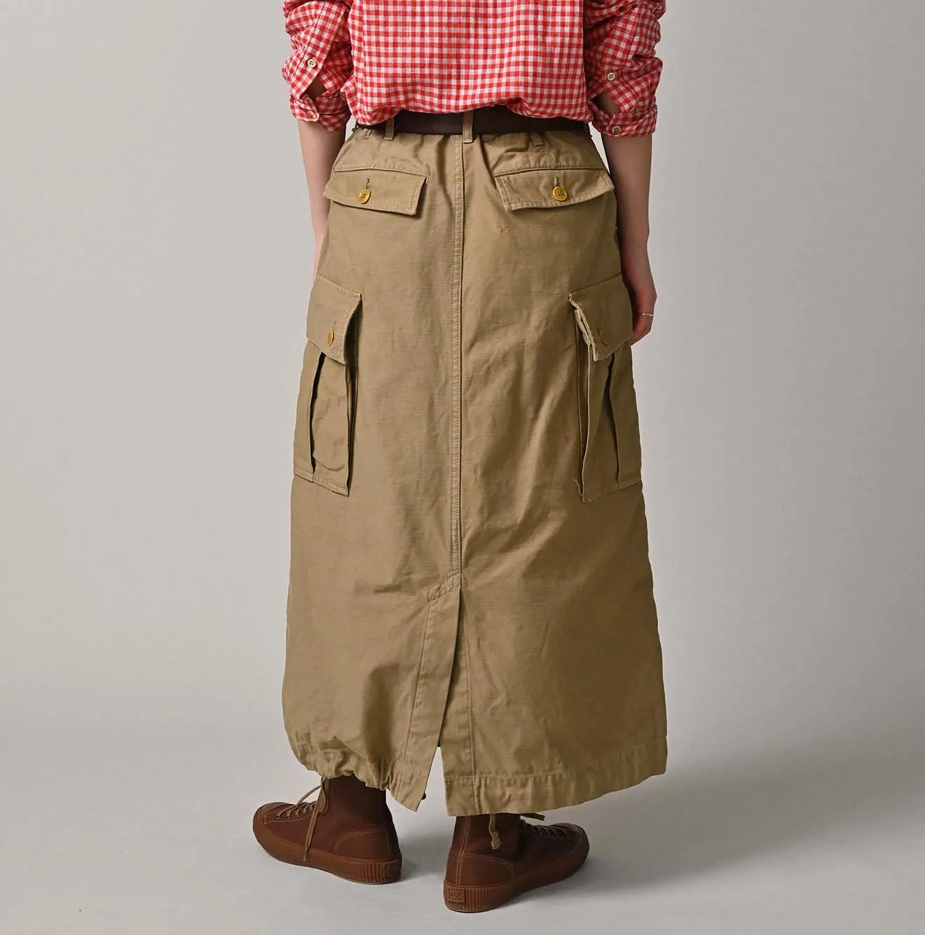 Back Sateen Cargo Skirt sold by 45r product image thumbnail 4
