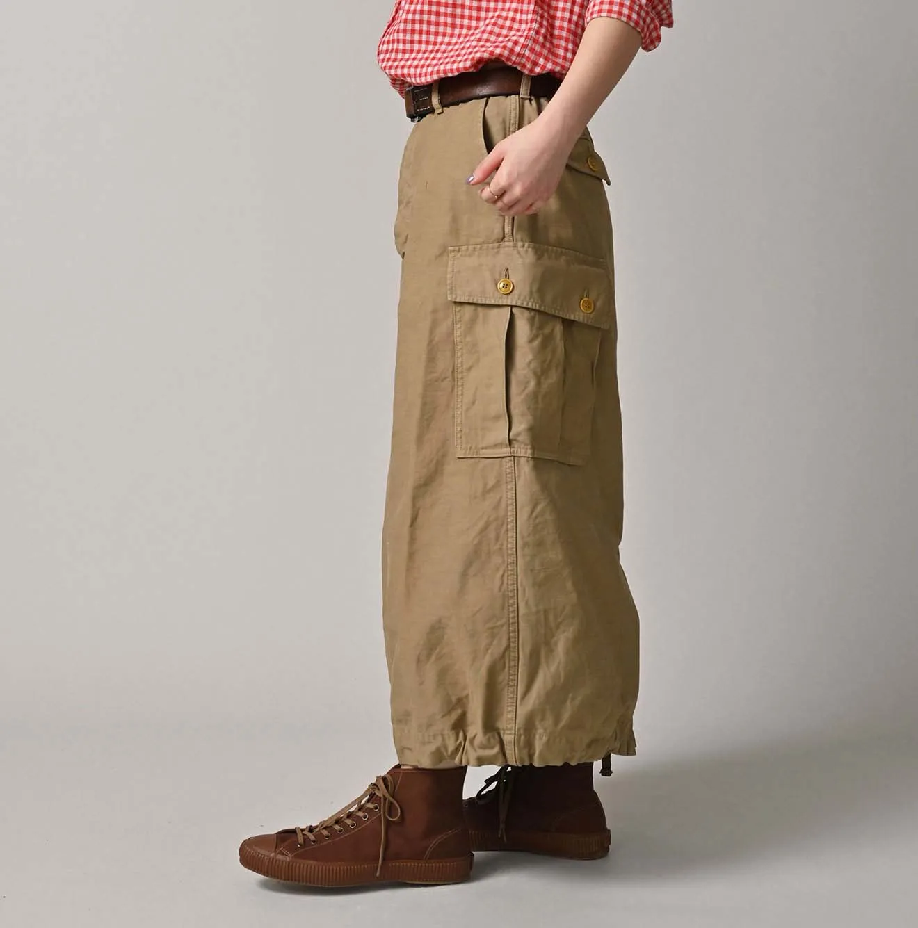 Back Sateen Cargo Skirt sold by 45r product image thumbnail 3