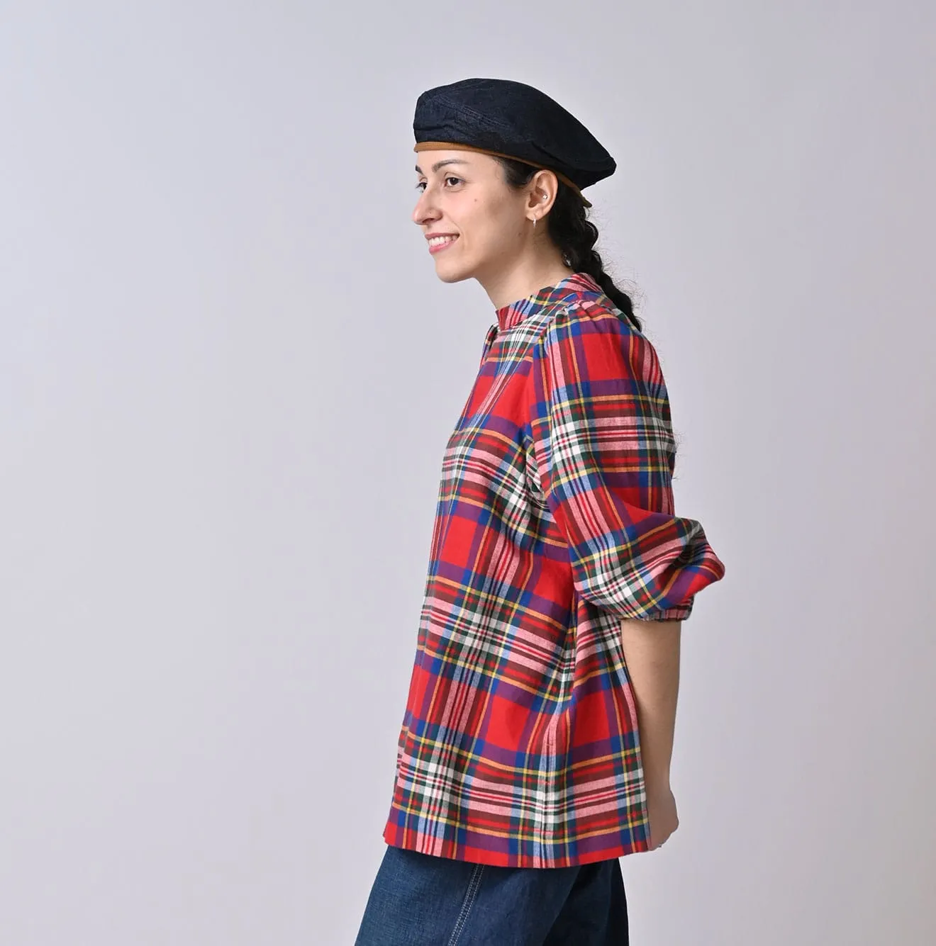 Doublecloth Puff Sleeve Blouse sold by 45r product image thumbnail 4