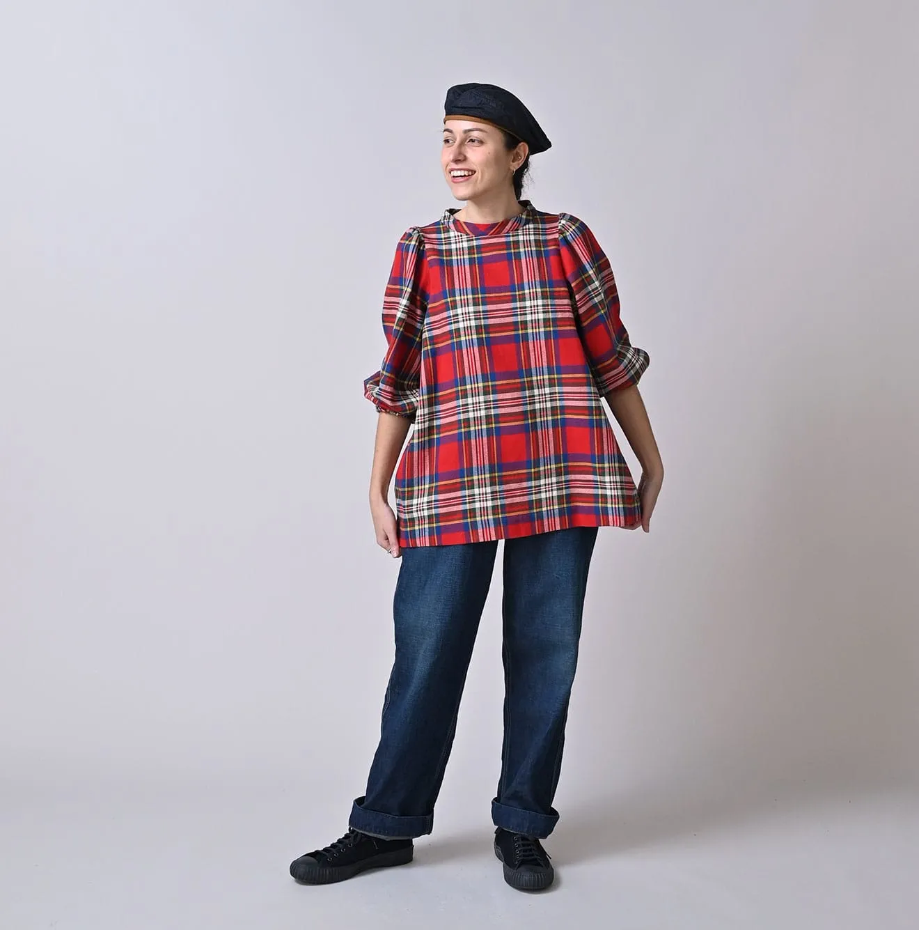 Doublecloth Puff Sleeve Blouse sold by 45r product image thumbnail 2