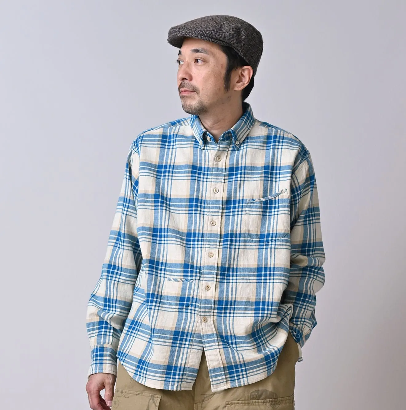 Doublecloth 908 Ocean Buttondown Shirt sold by 45r product image thumbnail 4