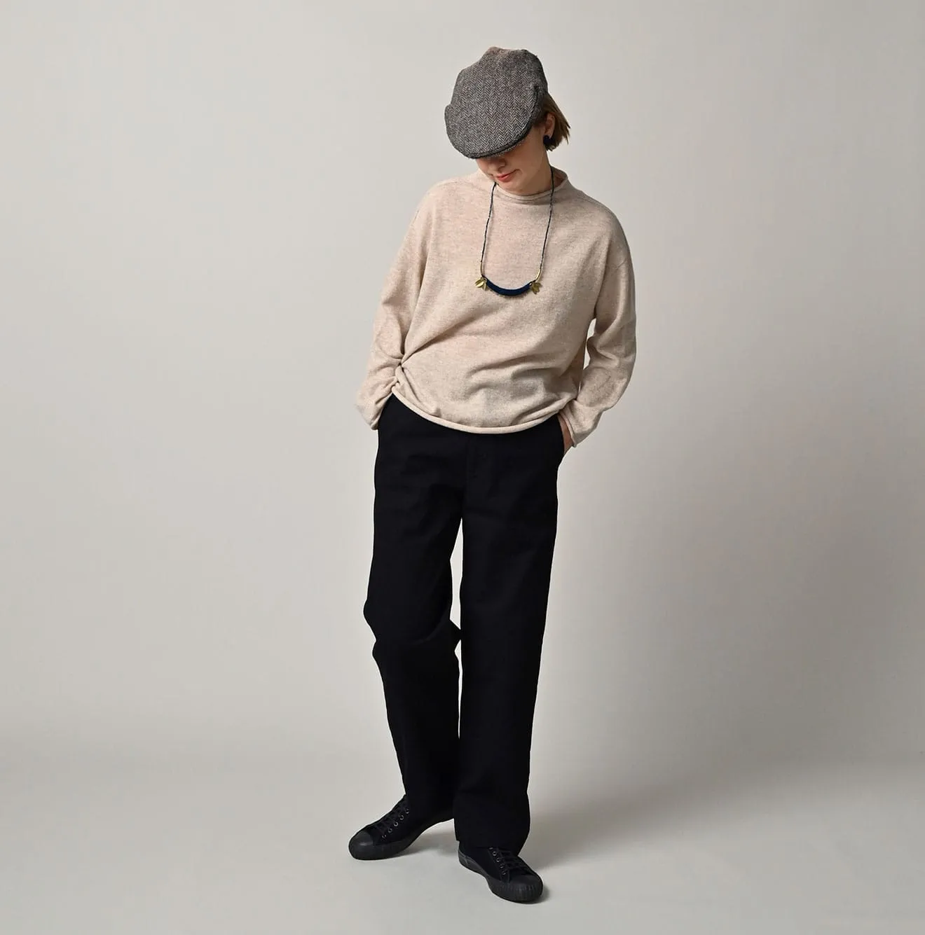 ONEONE Treasure Cashmere Wool Linen 12-Gauge Sweater sold by 45r product image thumbnail 2