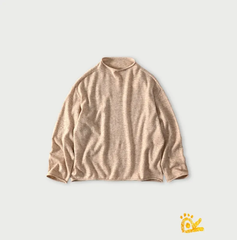 ONEONE Treasure Cashmere Wool Linen 12-Gauge Sweater made by 45r