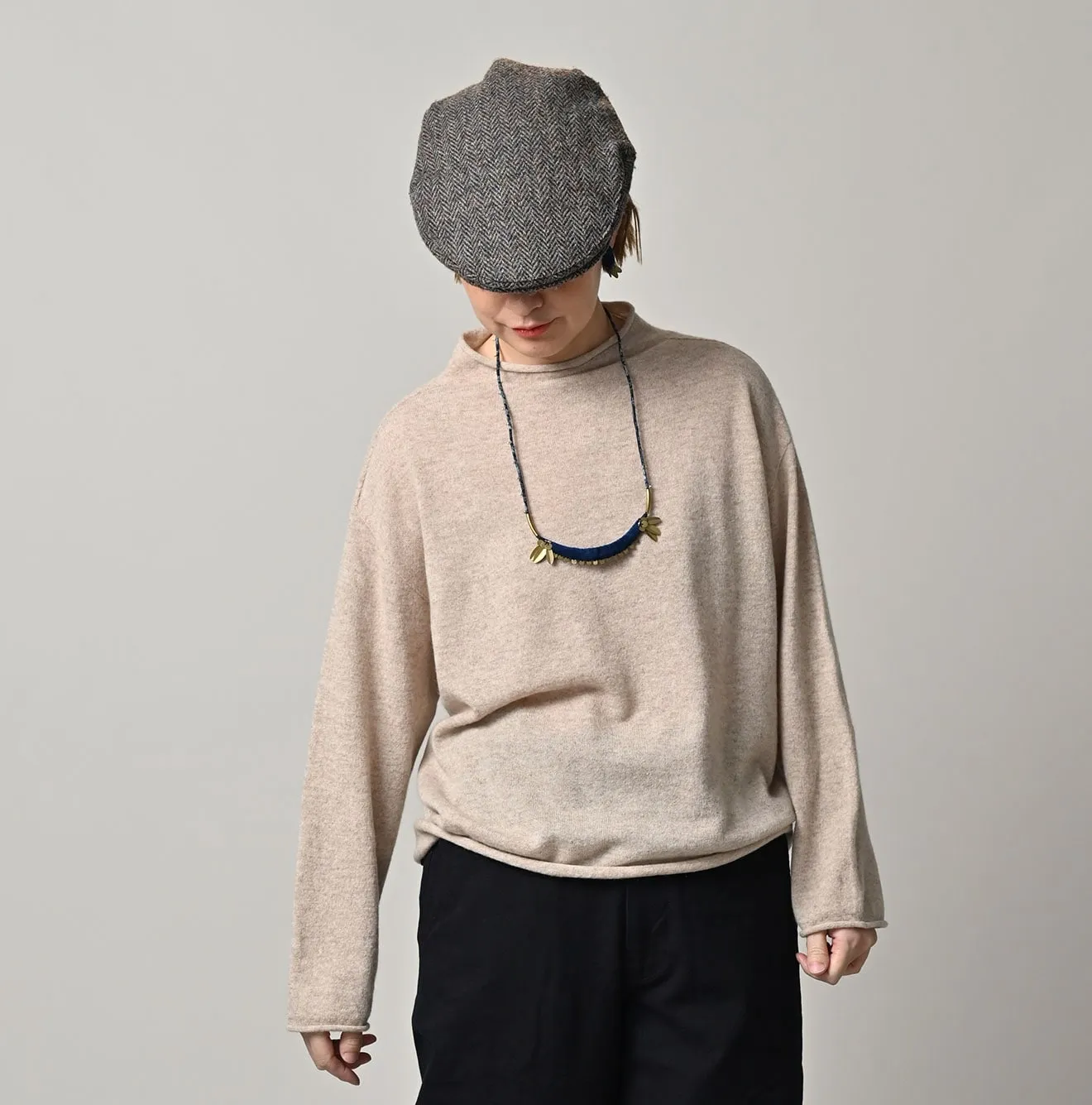 ONEONE Treasure Cashmere Wool Linen 12-Gauge Sweater sold by 45r product image thumbnail 3