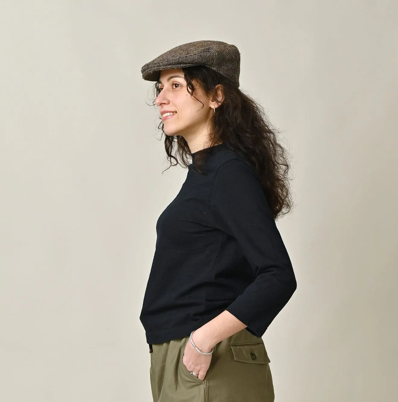 Futatabi Indigo PEPE Betouch Square T-shirt sold by 45r product image thumbnail 4