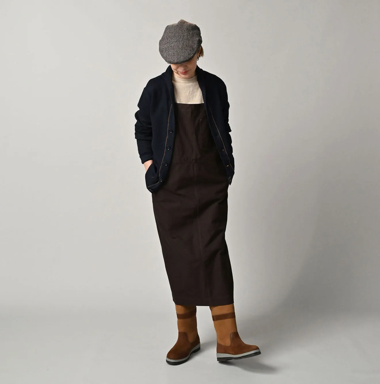 Indigo Supima Smooth 908 Shawl Cardigan sold by 45r product image thumbnail 3