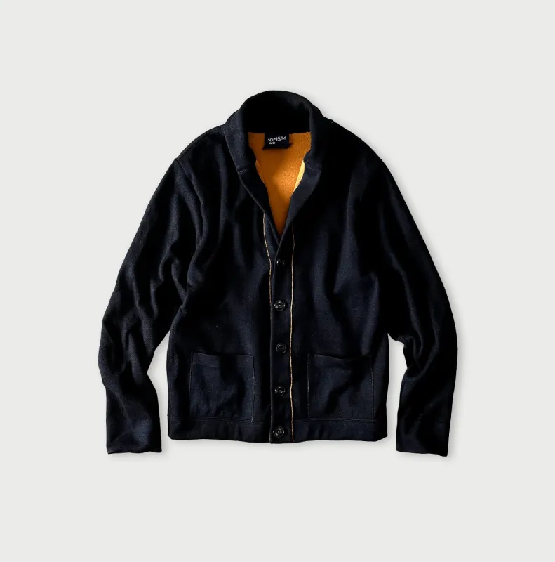 Indigo Supima Smooth 908 Shawl Cardigan made by 45r