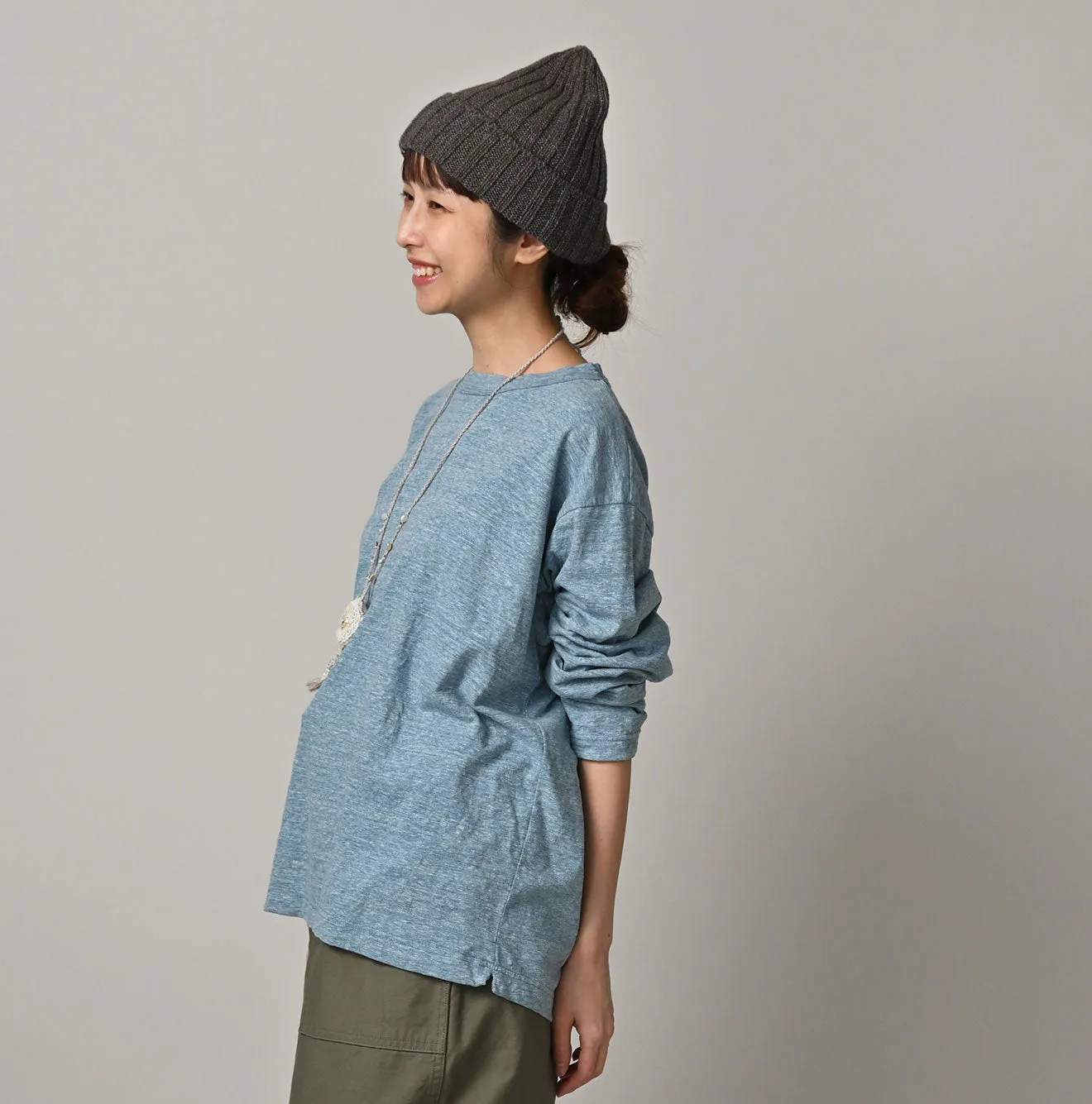 Ocean 908 Long Sleeve T-shirt (Top-dyed) sold by 45r product image thumbnail 3