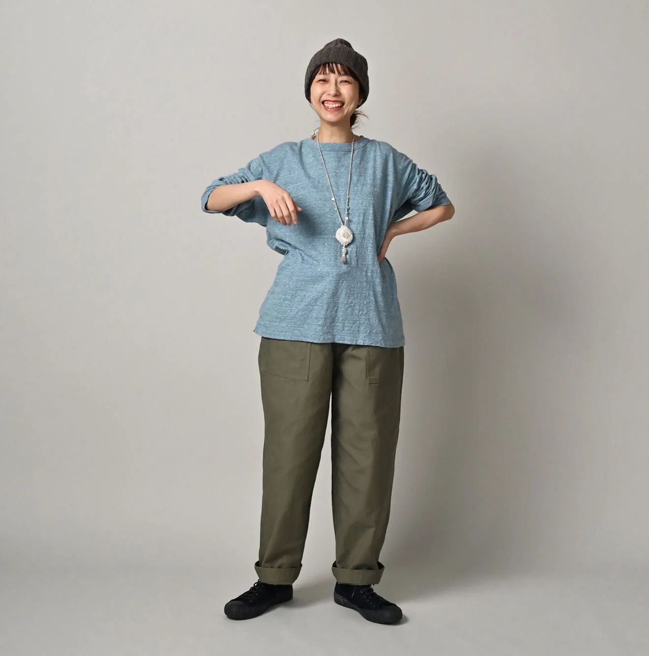 Ocean 908 Long Sleeve T-shirt (Top-dyed) sold by 45r product image thumbnail 5