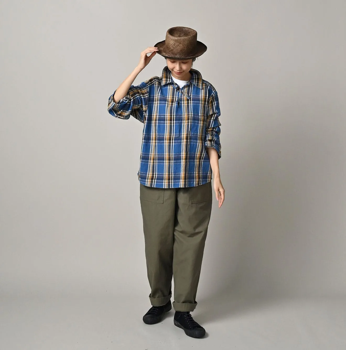 Zakkuri Flannel 908 Duffer Shirt sold by 45r product image thumbnail 3