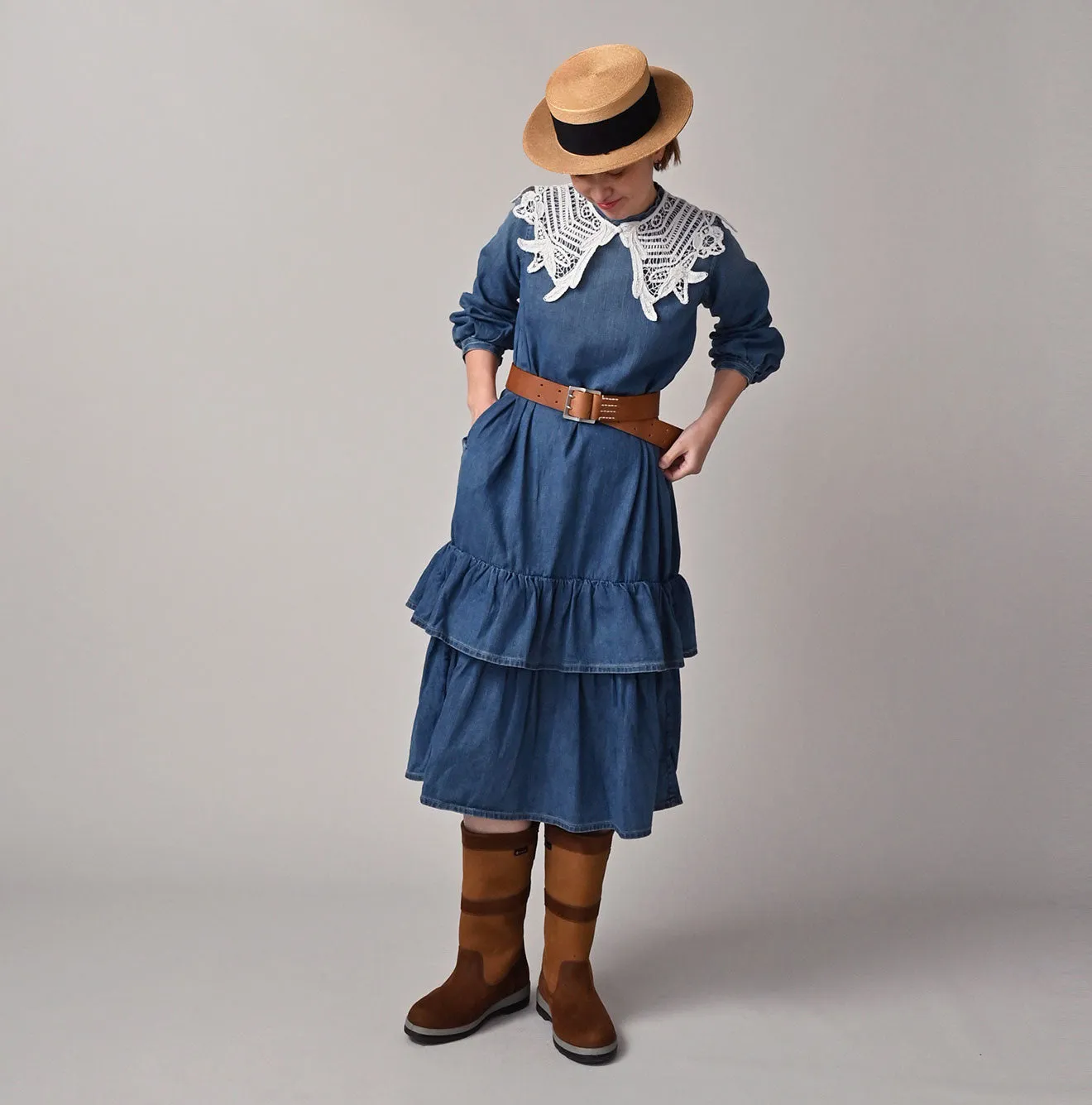 Vintage Leather Belt Wide sold by 45r product image thumbnail 4