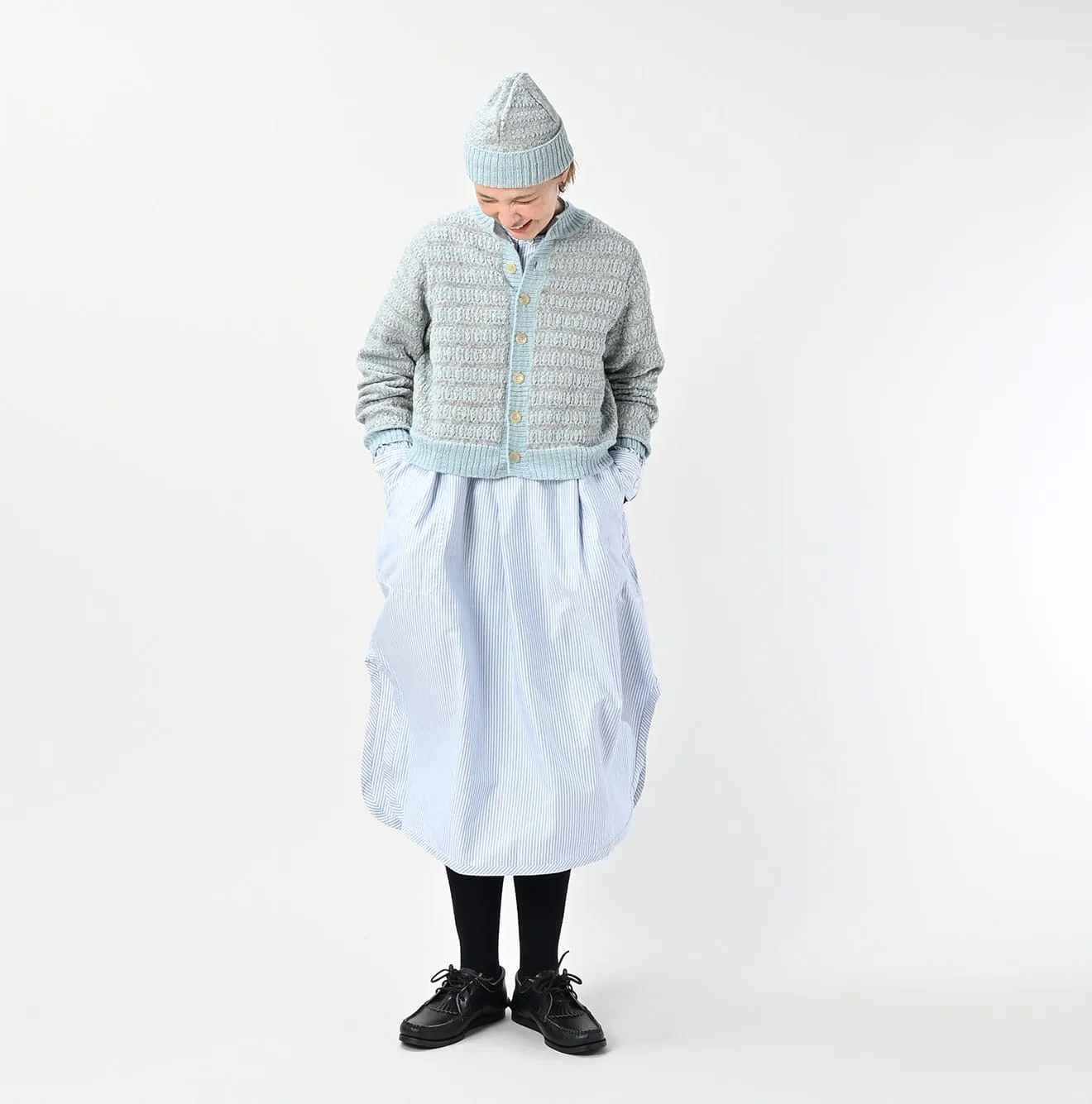 Bonita Jacquard Cardigan (Saxe Blue) sold by 45r product image thumbnail 2