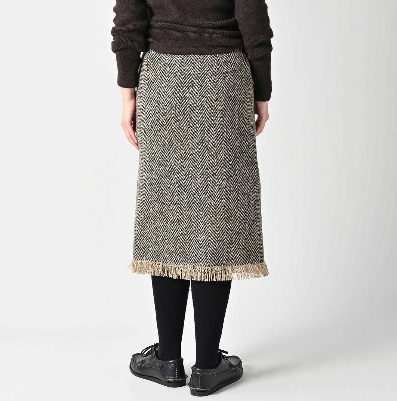 Donegal Tweed Wrap Skirt sold by 45r product image thumbnail 5