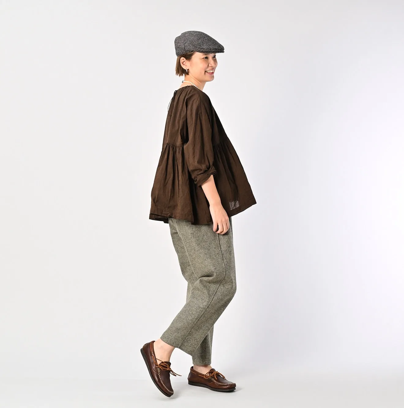 ONEONE Khadi Gathered Blouse sold by 45r product image thumbnail 4