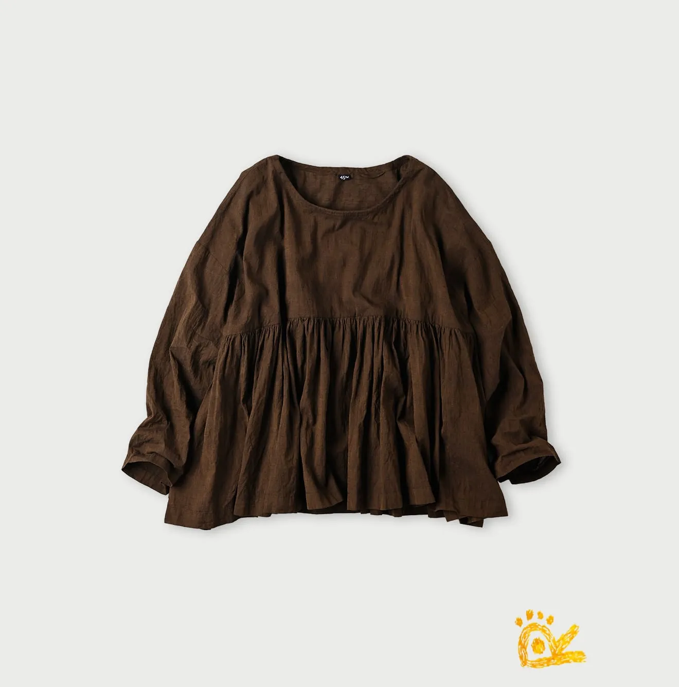 ONEONE Khadi Gathered Blouse sold by 45r product image thumbnail 2