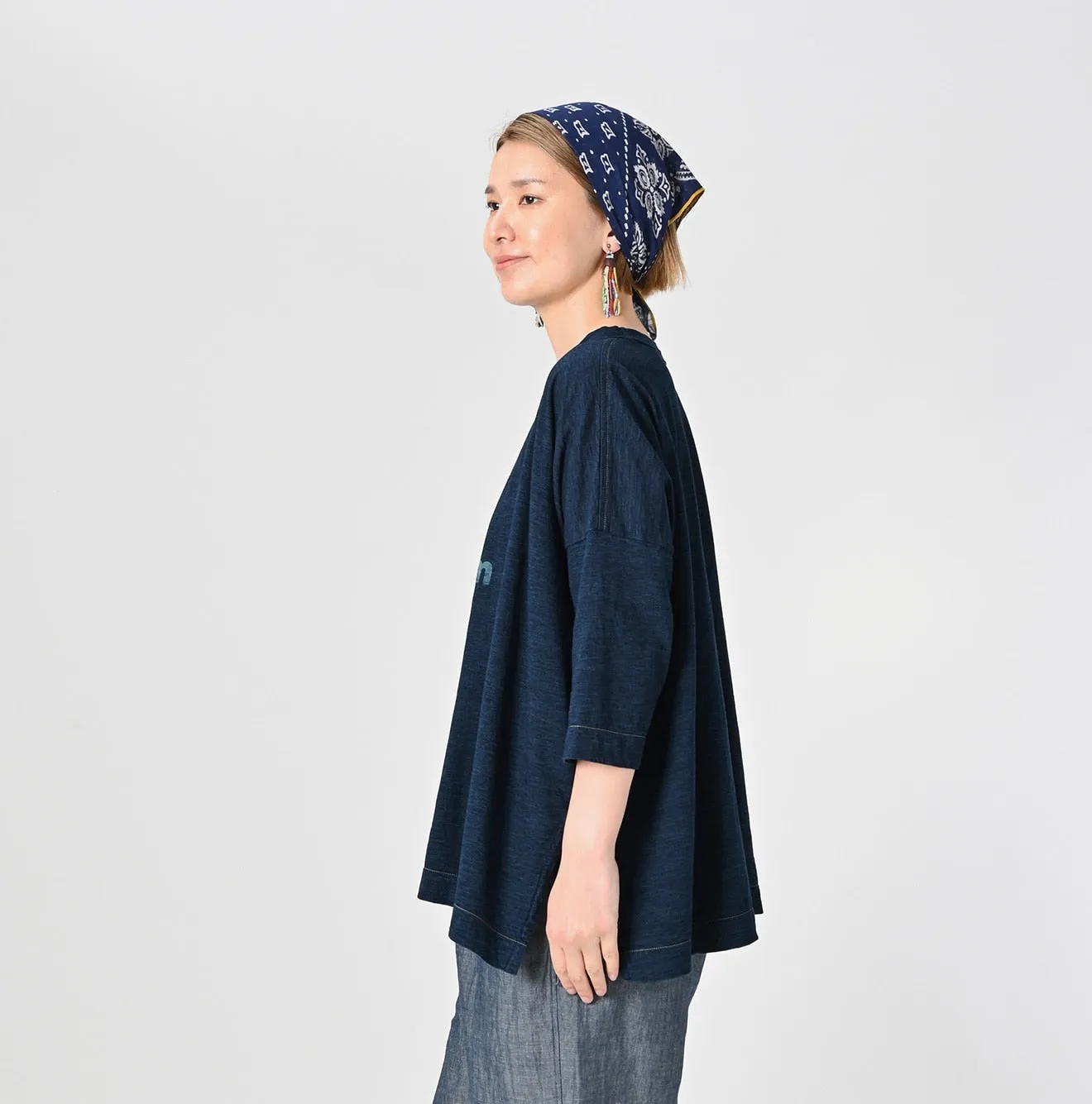 Indigo Best in Bloom Big Slit T-shirt sold by 45r product image thumbnail 4