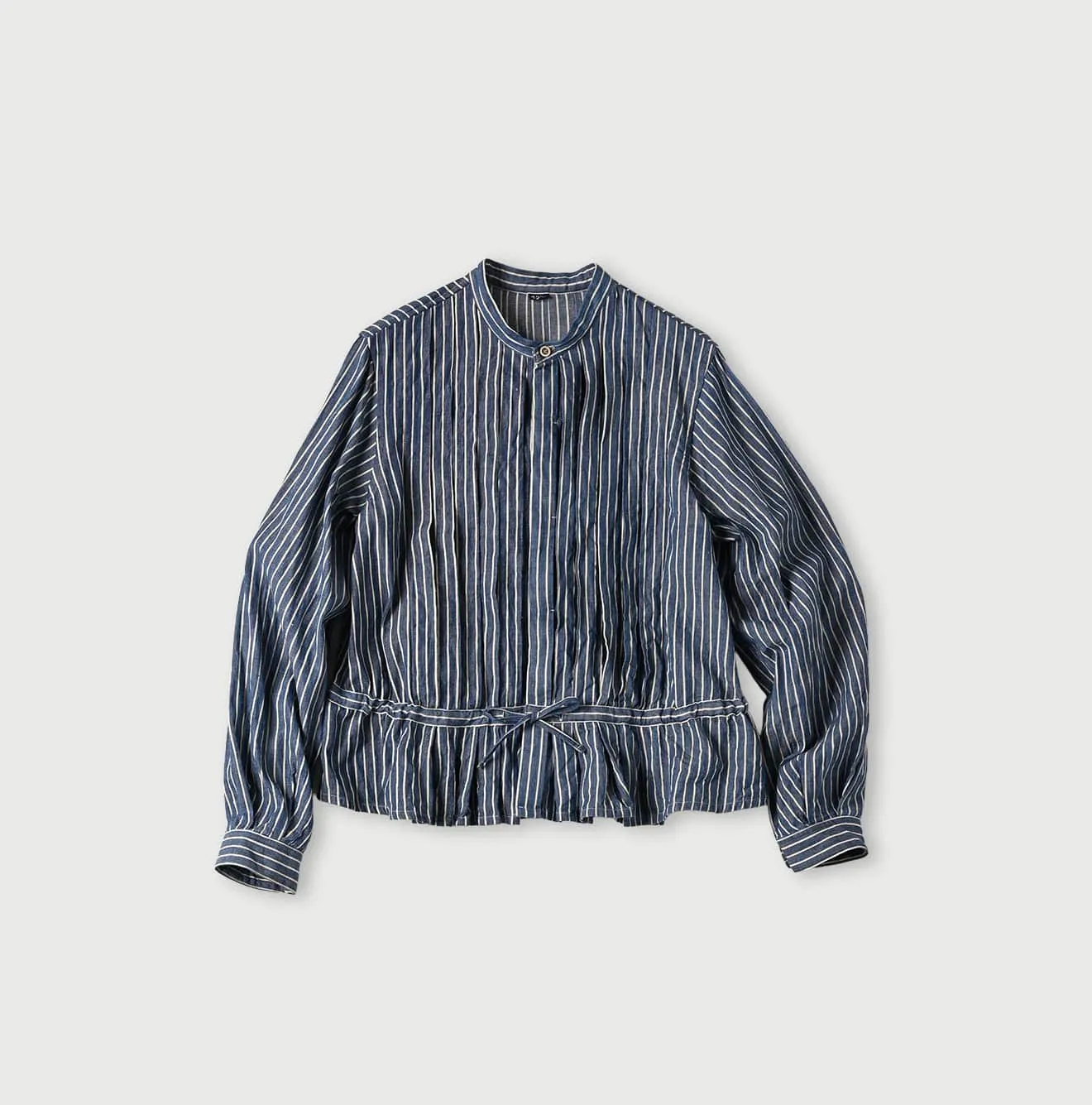 Indigo Khadi Shirt-denim Tucked Blouse sold by 45r product image thumbnail 2