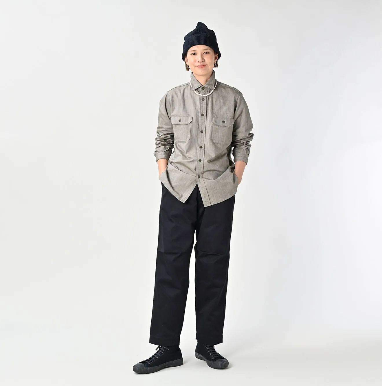 Supima Oxford 908 Military Shirt sold by 45r product image thumbnail 4