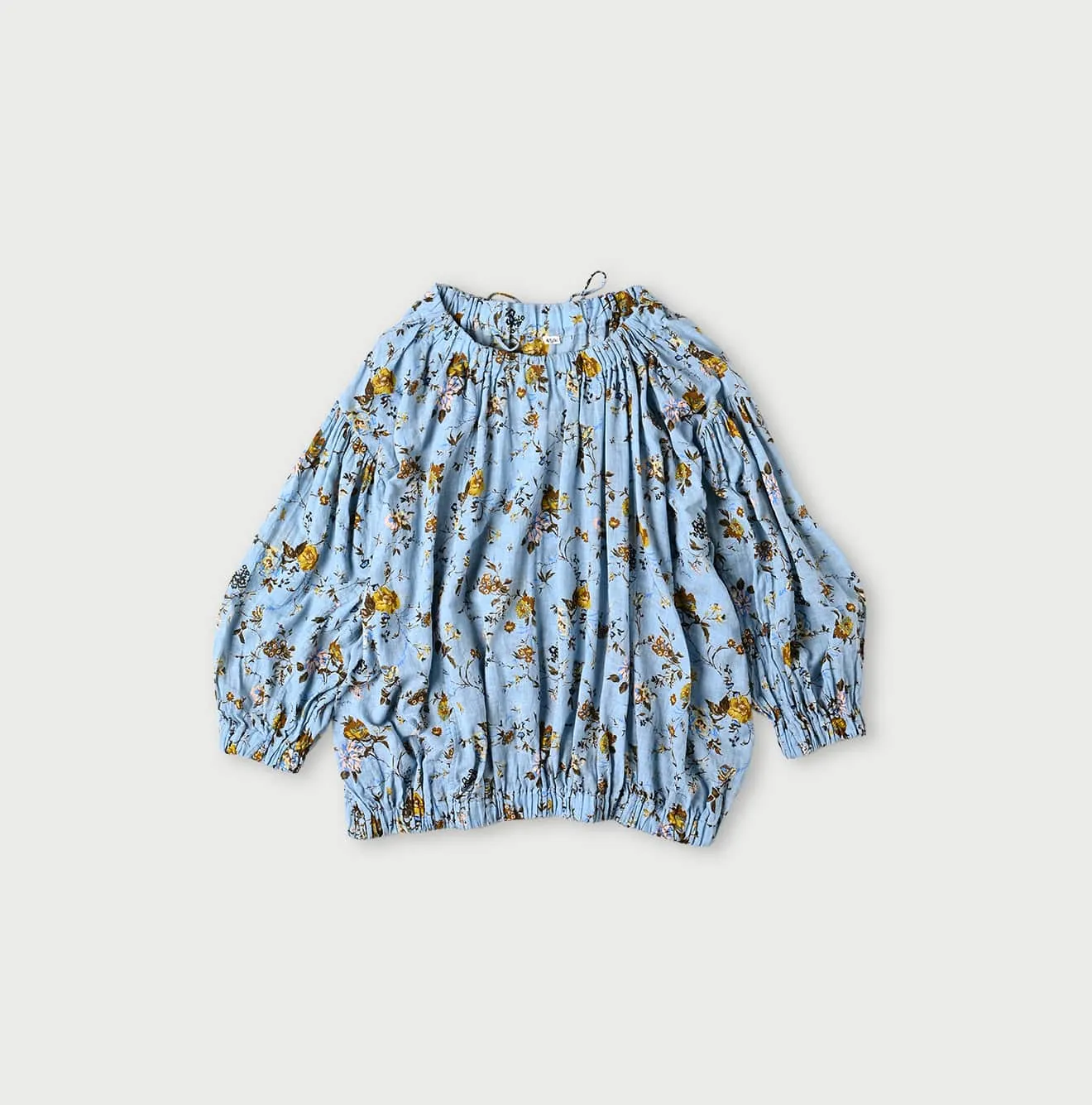 Gauze Antique Flower Shirring Blouse sold by 45r product image thumbnail 3