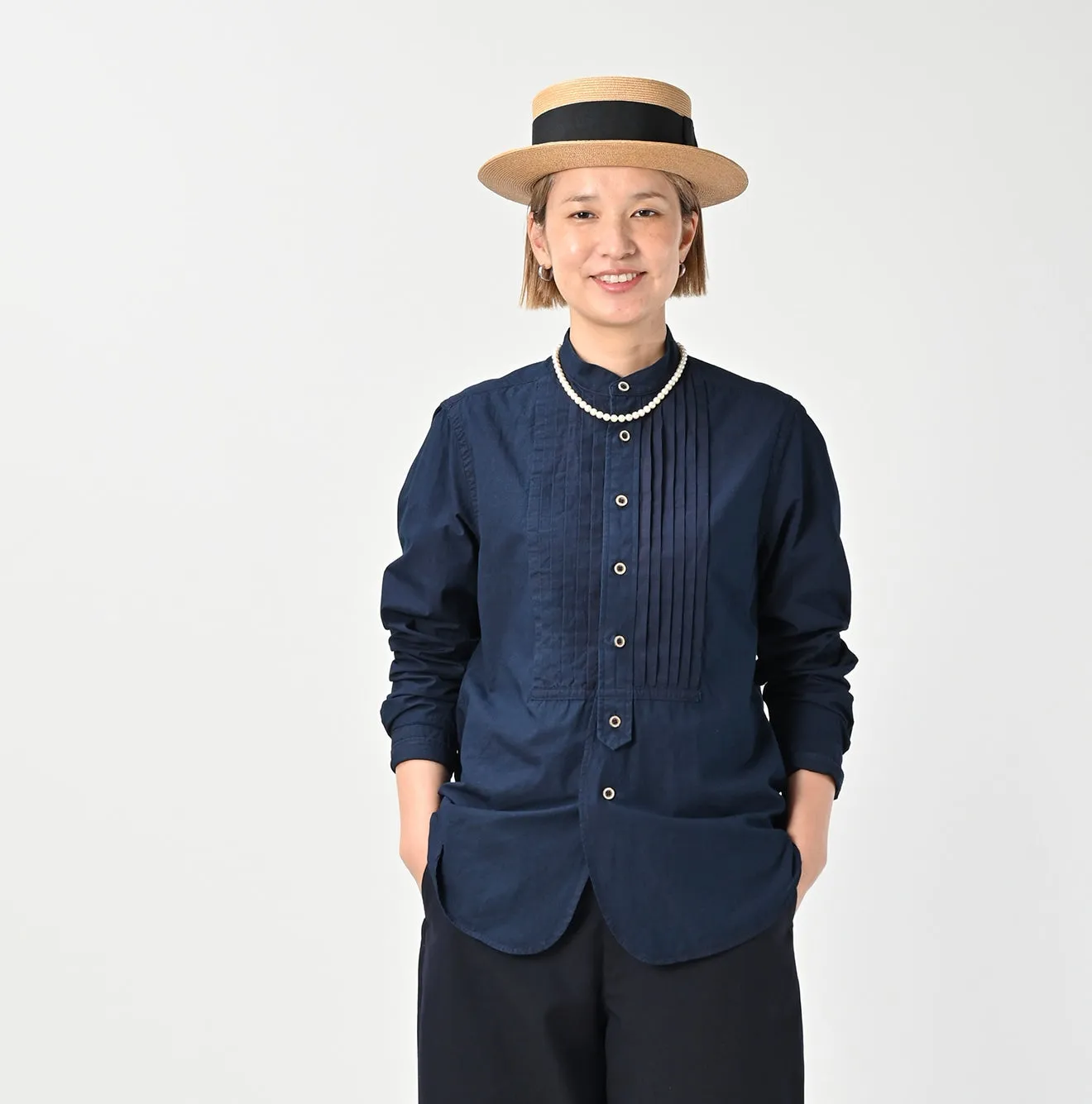 Indigo Batiste Pintuck 908 Shirt sold by 45r product image thumbnail 4