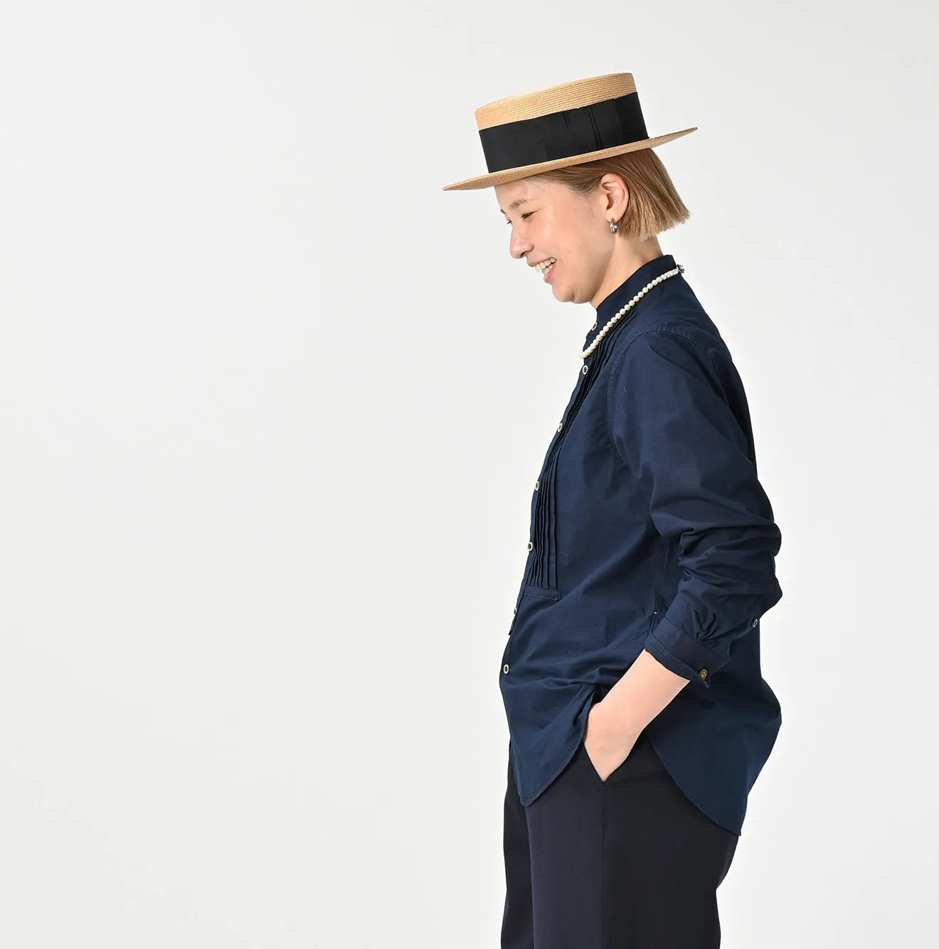 Indigo Batiste Pintuck 908 Shirt sold by 45r product image thumbnail 5