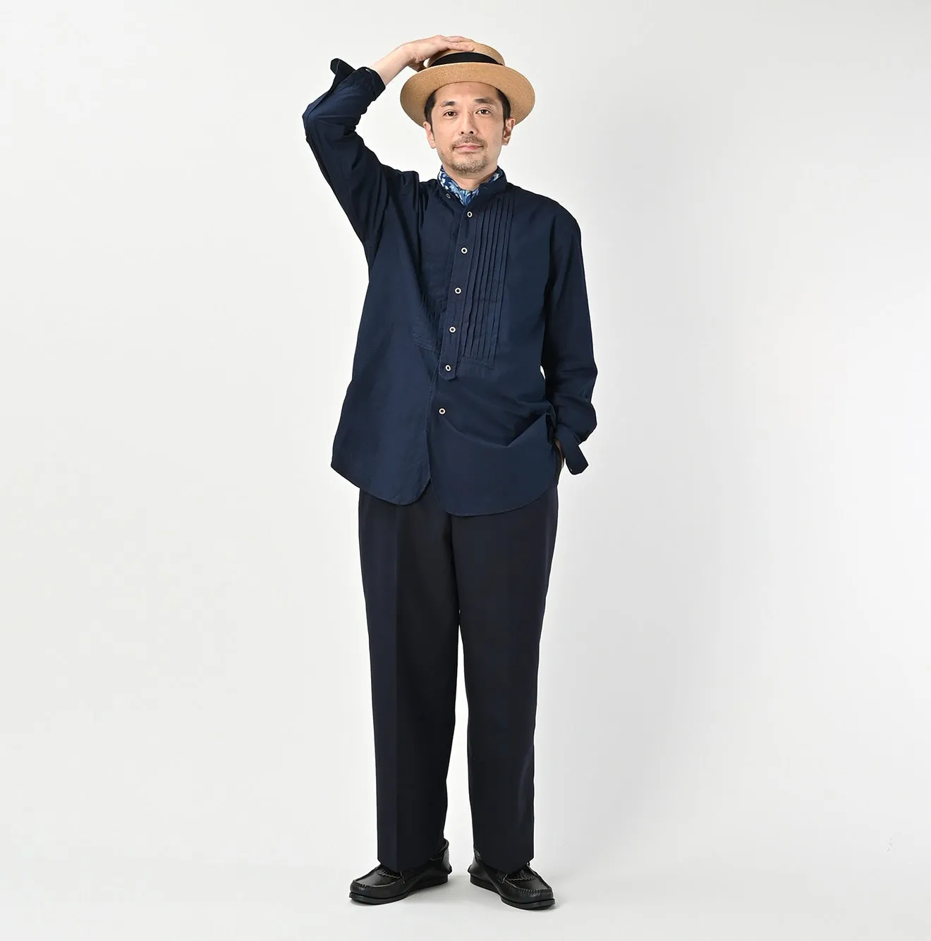 Indigo Batiste Pintuck 908 Shirt sold by 45r product image thumbnail 3