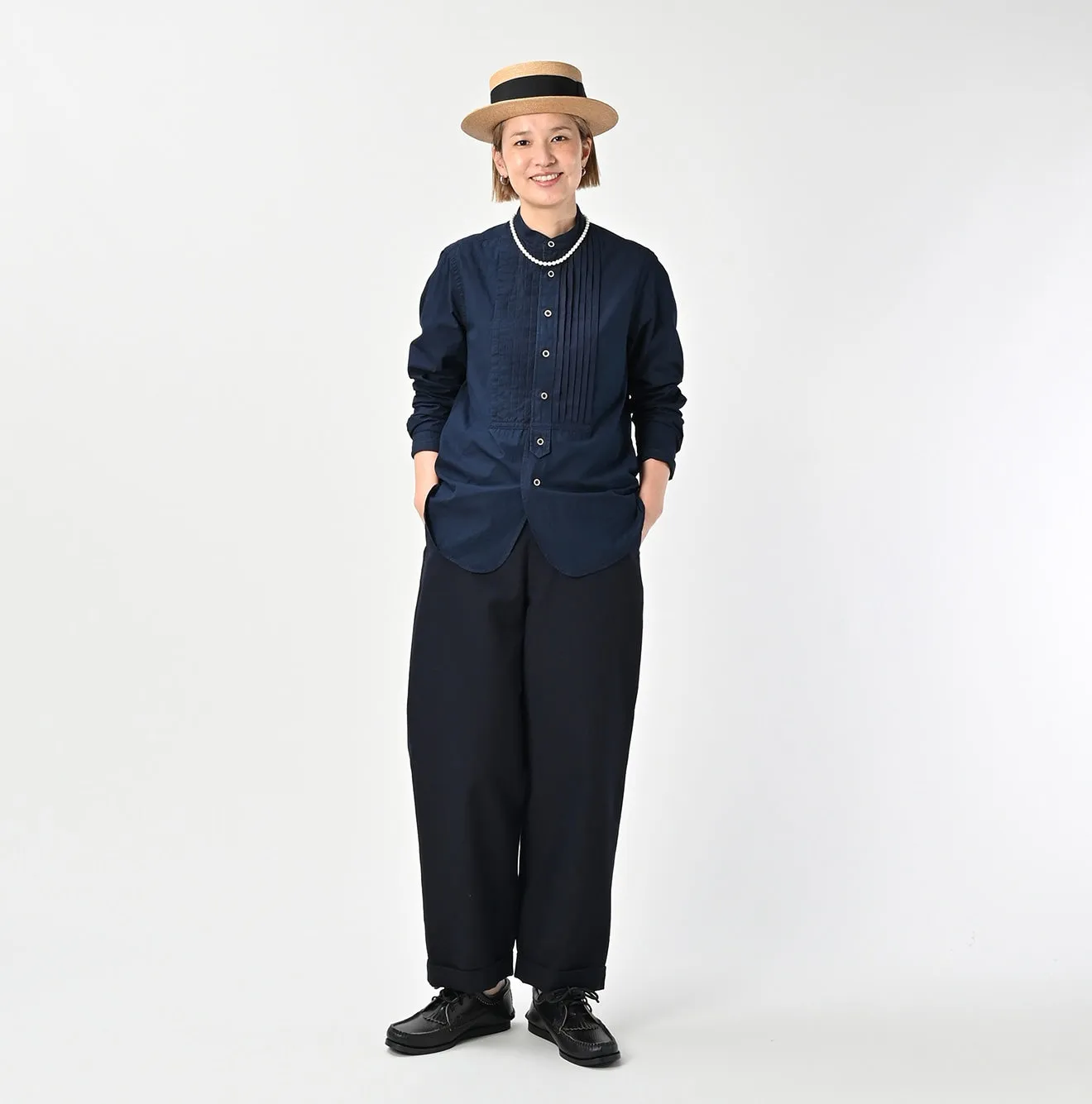 Indigo Batiste Pintuck 908 Shirt sold by 45r product image thumbnail 2