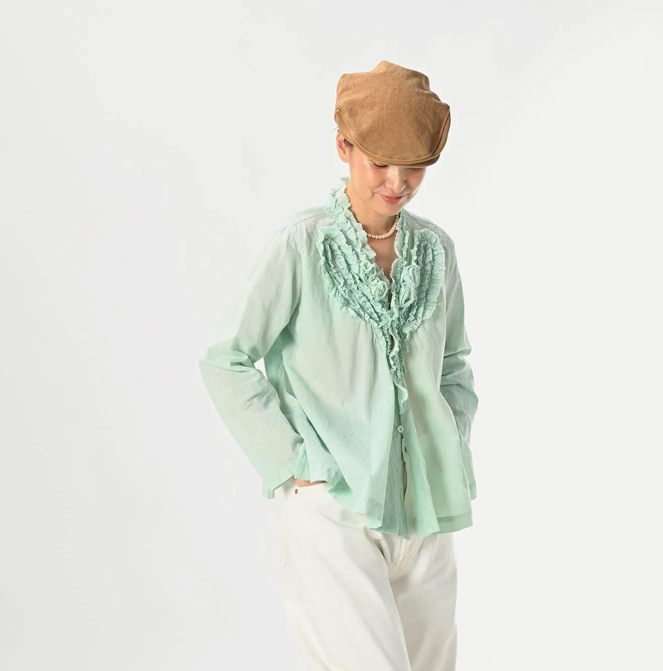 Khadi Frilled Cachecoeur sold by 45r product image thumbnail 3