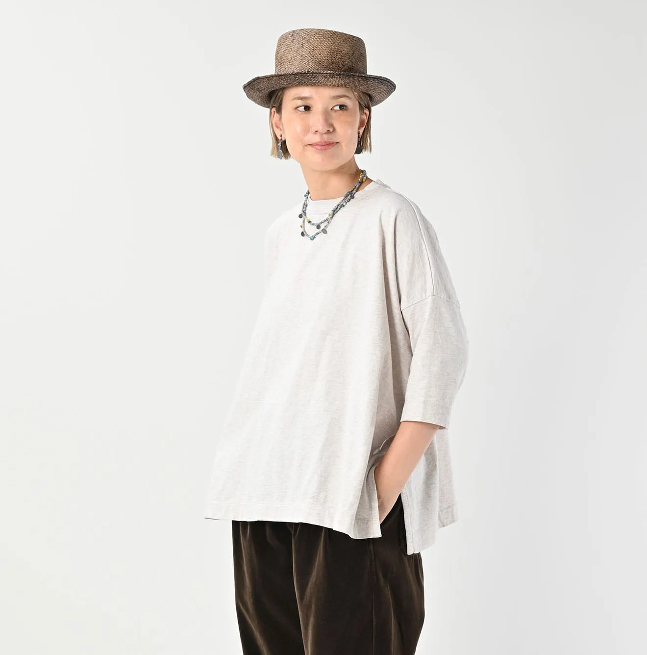 Big Slit T-shirt (Top-dyed) sold by 45r product image thumbnail 5