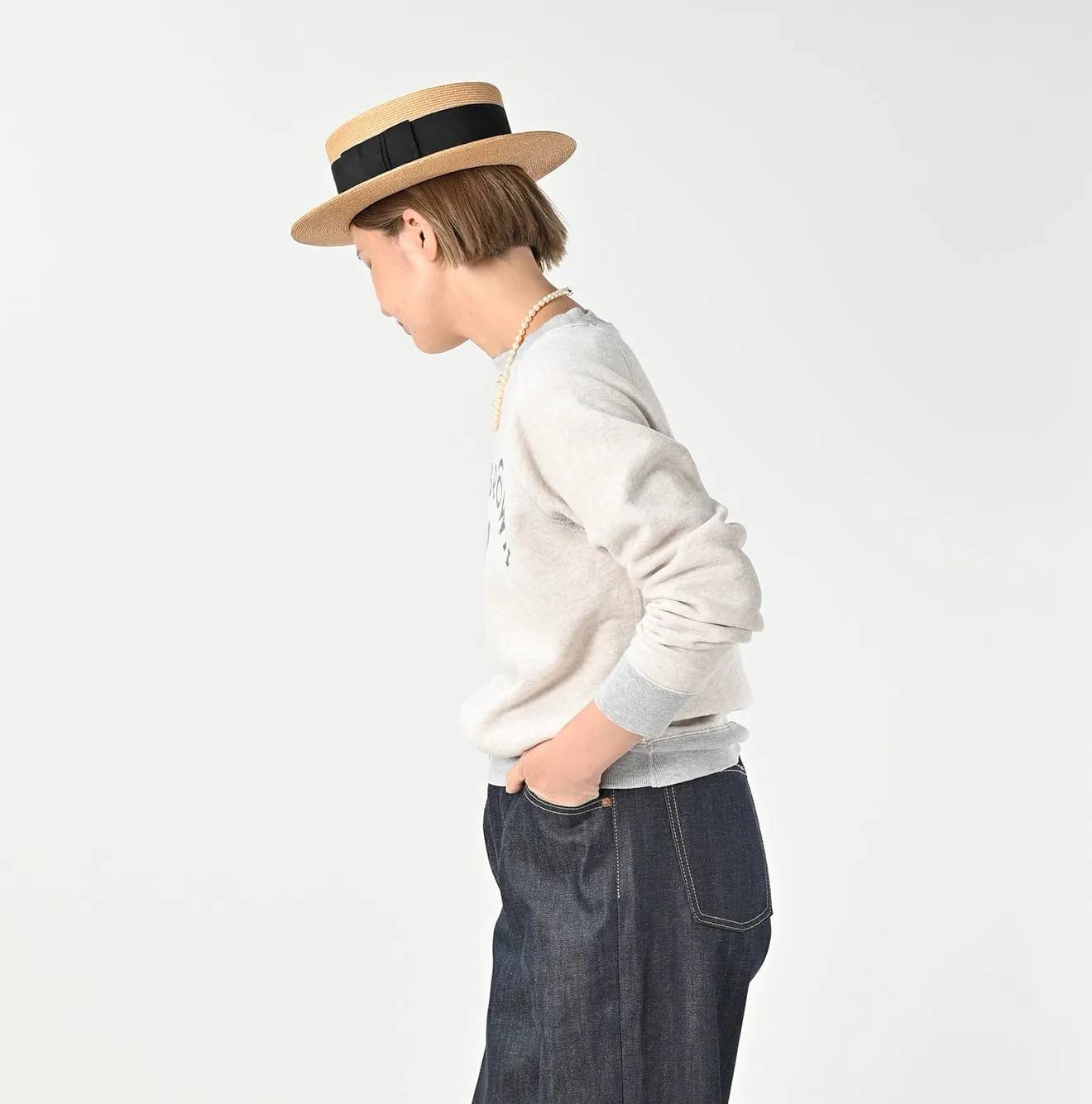 Cotton Fleece 908 Raglan Sweat (Top-dyed) sold by 45r product image thumbnail 5