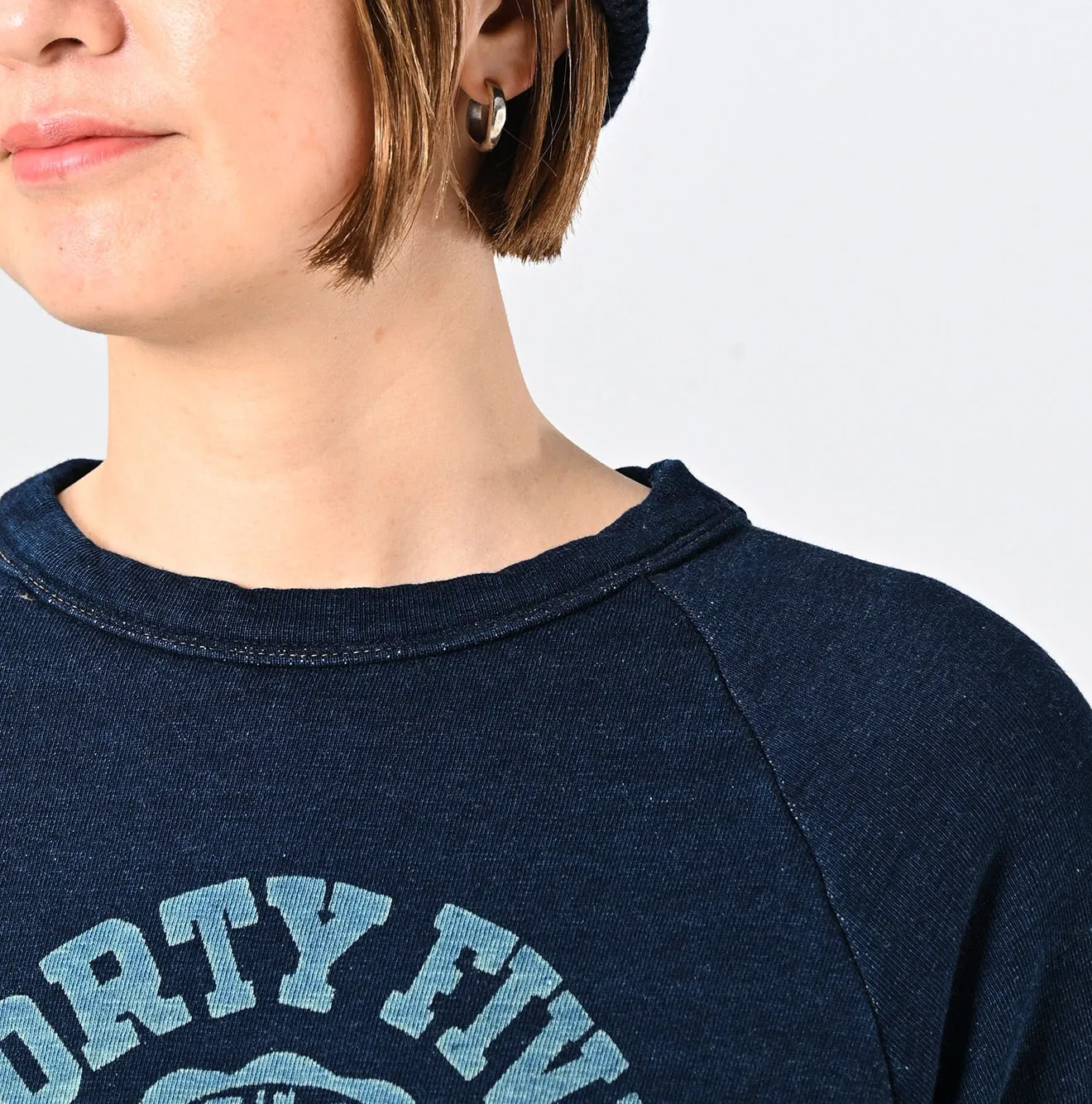 Indigo Cotton Gauze Fleece College Dress sold by 45r product image thumbnail 5