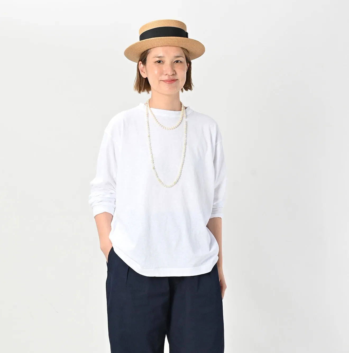 Ocean 908 Long Sleeve T-shirt (White) sold by 45r product image thumbnail 4