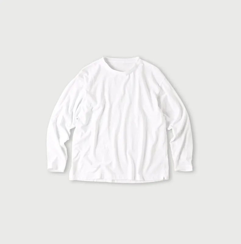 Ocean 908 Long Sleeve T-shirt (White) made by 45r