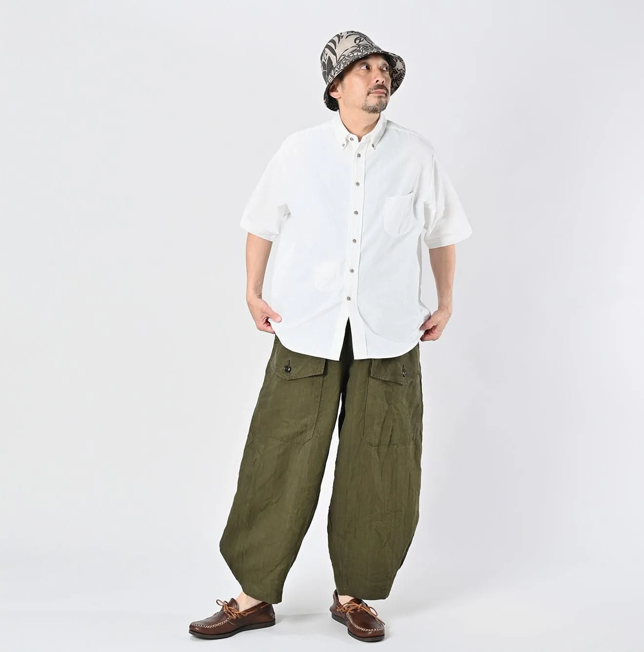 Khadi Ox Ocean Short Sleeve Shirt sold by 45r product image thumbnail 3