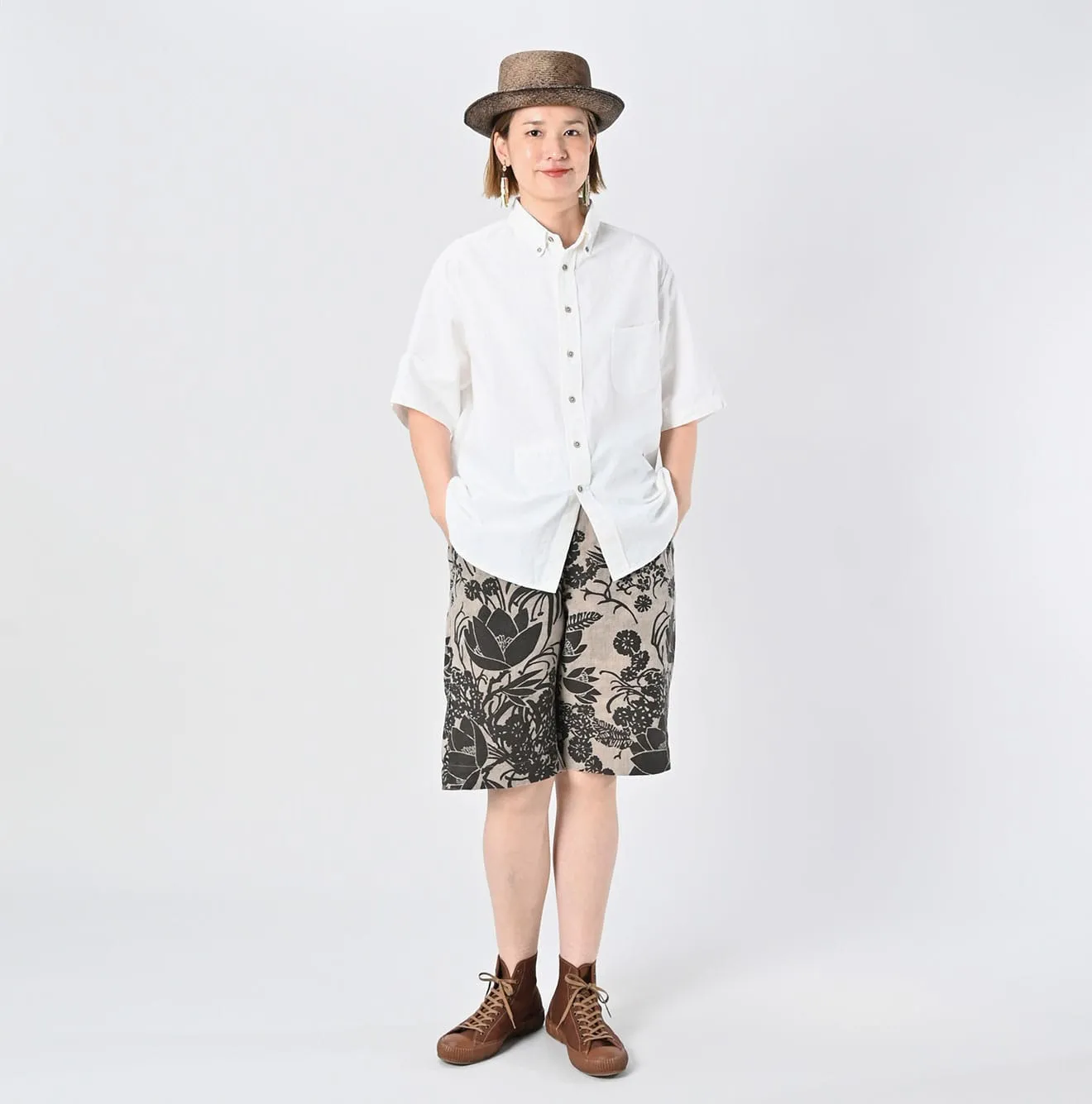 Khadi Ox Ocean Short Sleeve Shirt sold by 45r product image thumbnail 2