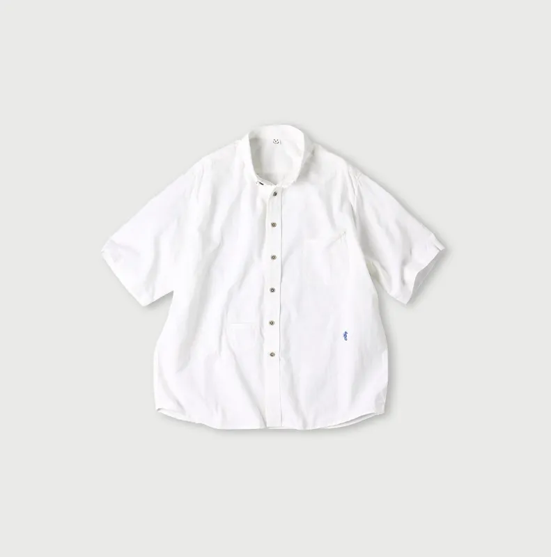 Khadi Ox Ocean Short Sleeve Shirt made by 45r