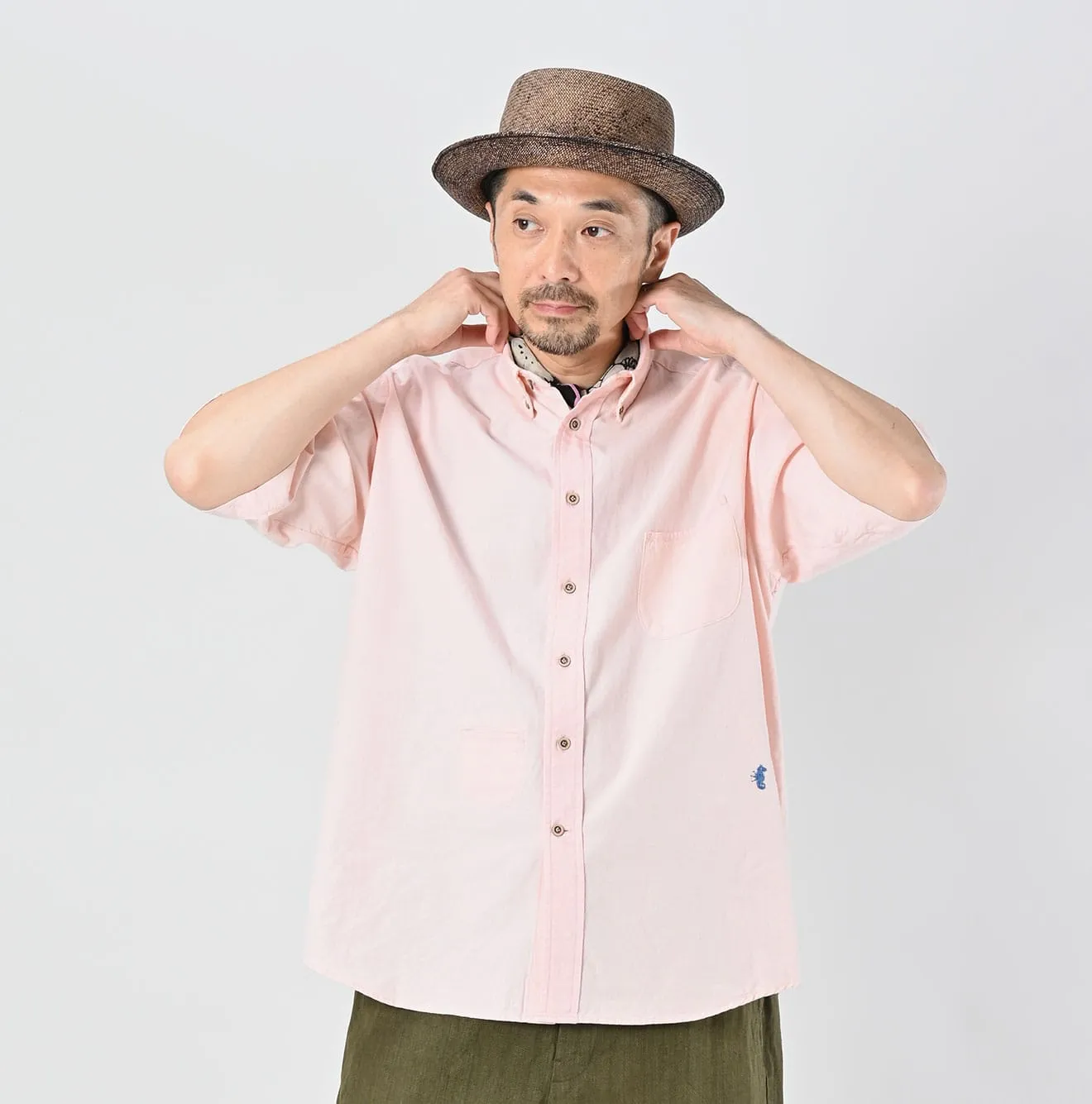 Khadi Ox Ocean Short Sleeve Shirt sold by 45r product image thumbnail 5