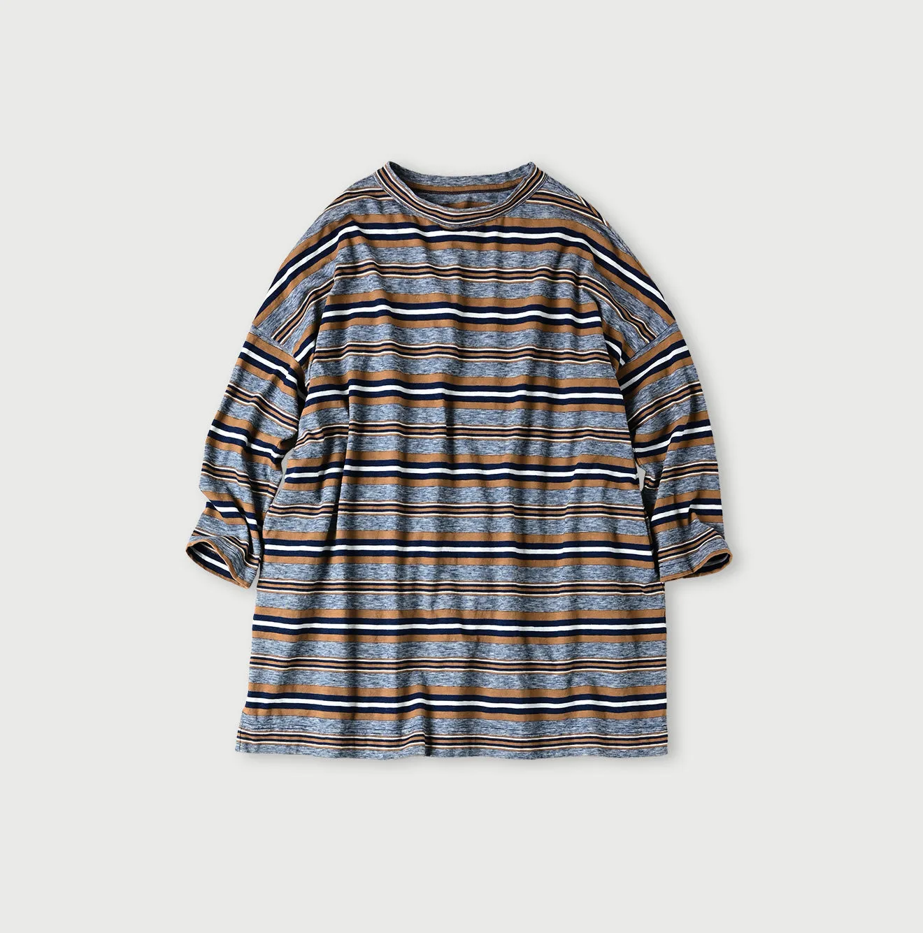 ONEONE Indigo Stripe Tenjiku Tunic sold by 45r