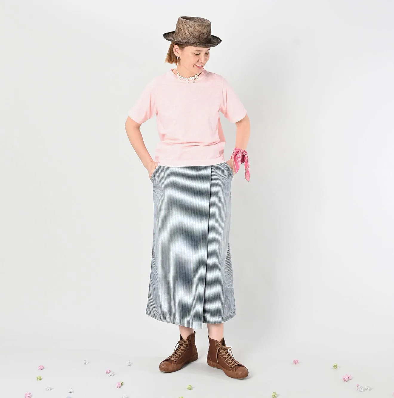 Sakura Dyed 45 Star Short Sleeve T-shirt sold by 45r product image thumbnail 3