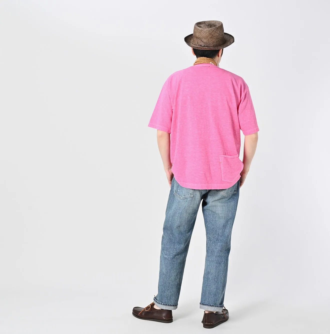 Sakura Dyed Ocean 908 Short Sleeve T-shirt sold by 45r product image thumbnail 5